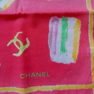 CHANEL Vivid Square Scarf